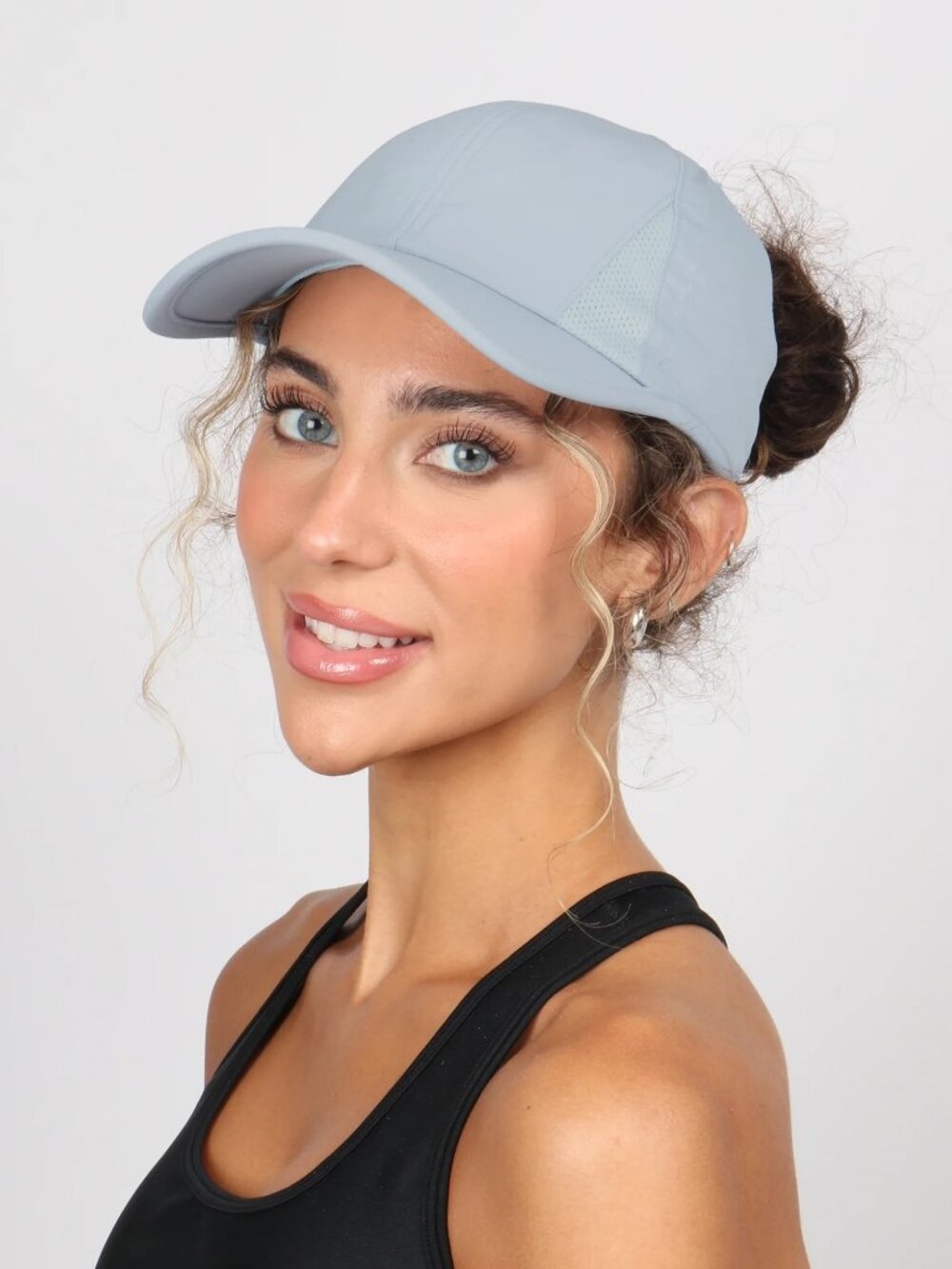 PONYFLO Alex Active Baseball Hat/Cap in Ice Blue NWT